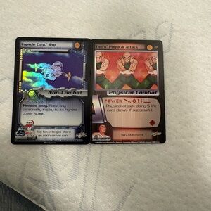 Dragon Ball Z Card Game Set - Capsule Corp. Ship & Tien's Attack